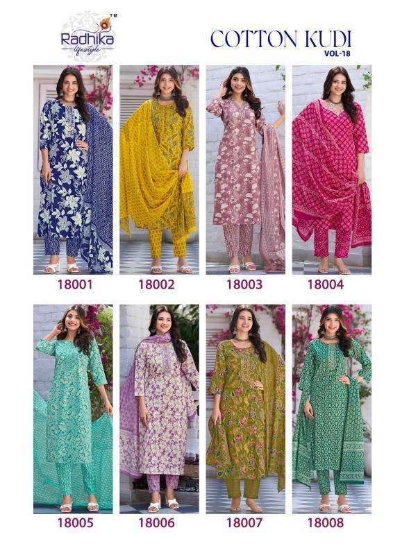 Radhika Lifestyle Cotton Kudi Vol 18 Online shopping for traditional Kurti