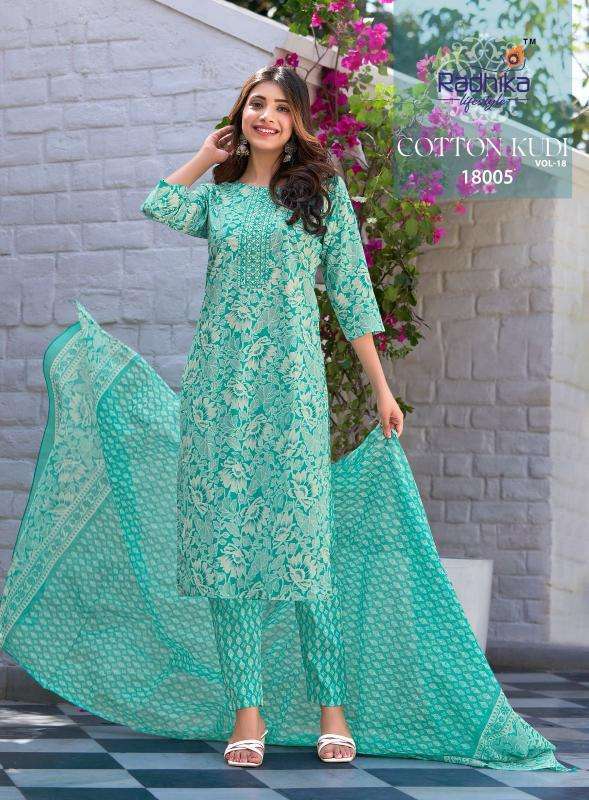 Radhika Lifestyle Cotton Kudi Vol 18 Online shopping for traditional Kurti