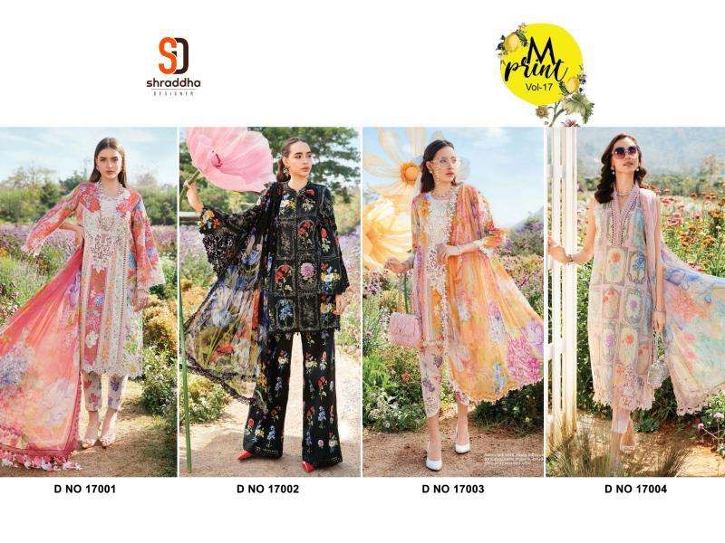 Shraddha M Print Vol 17 Cotton Dupatta wholesale salwar kameez market in kolkata