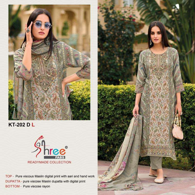 Shree Fabs KT 202 Pakistani embroidered suits in Ahmedabad