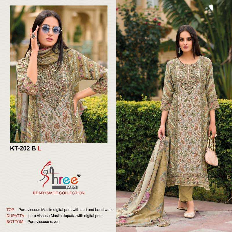 Shree Fabs KT 202 Pakistani embroidered suits in Ahmedabad