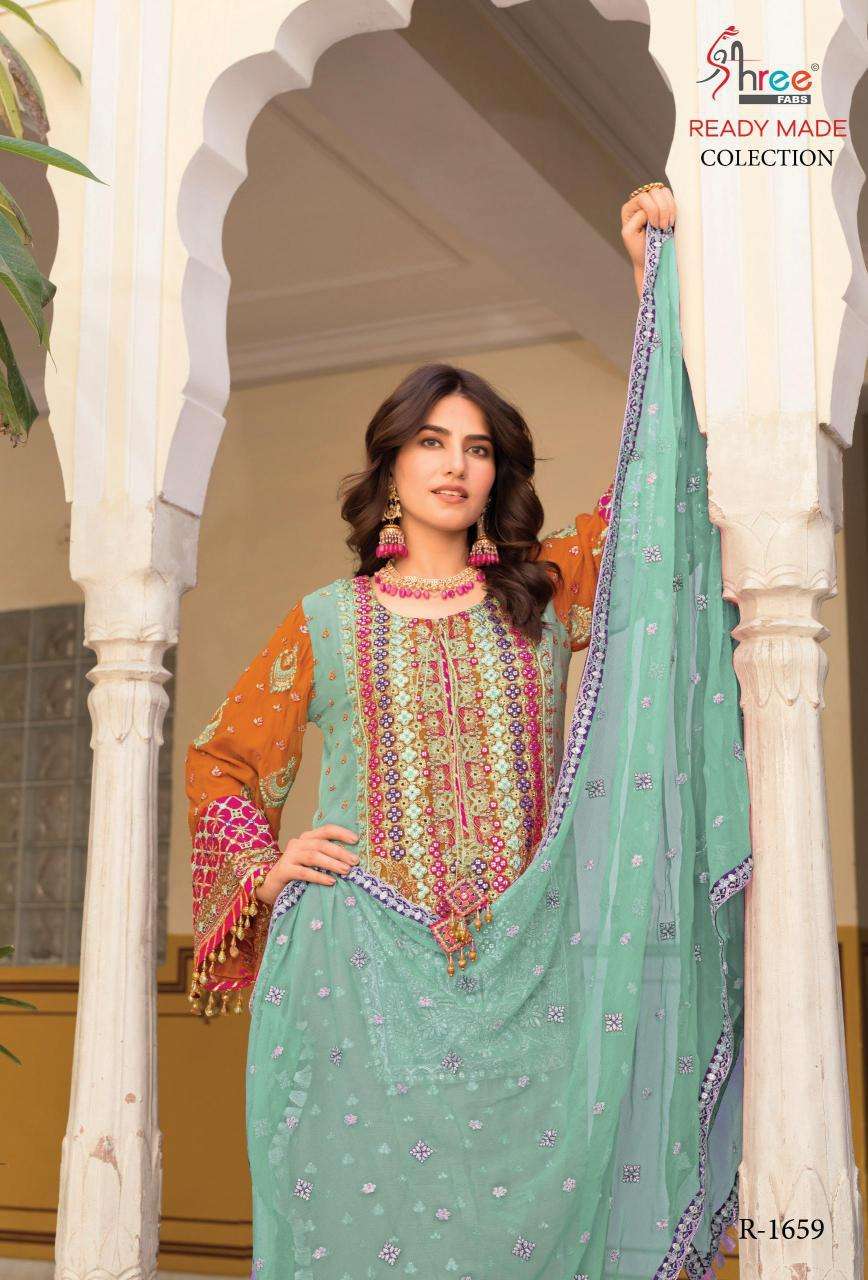 Shree Fabs R 1659 Wholesale georgette salwar kameez in Mumbai