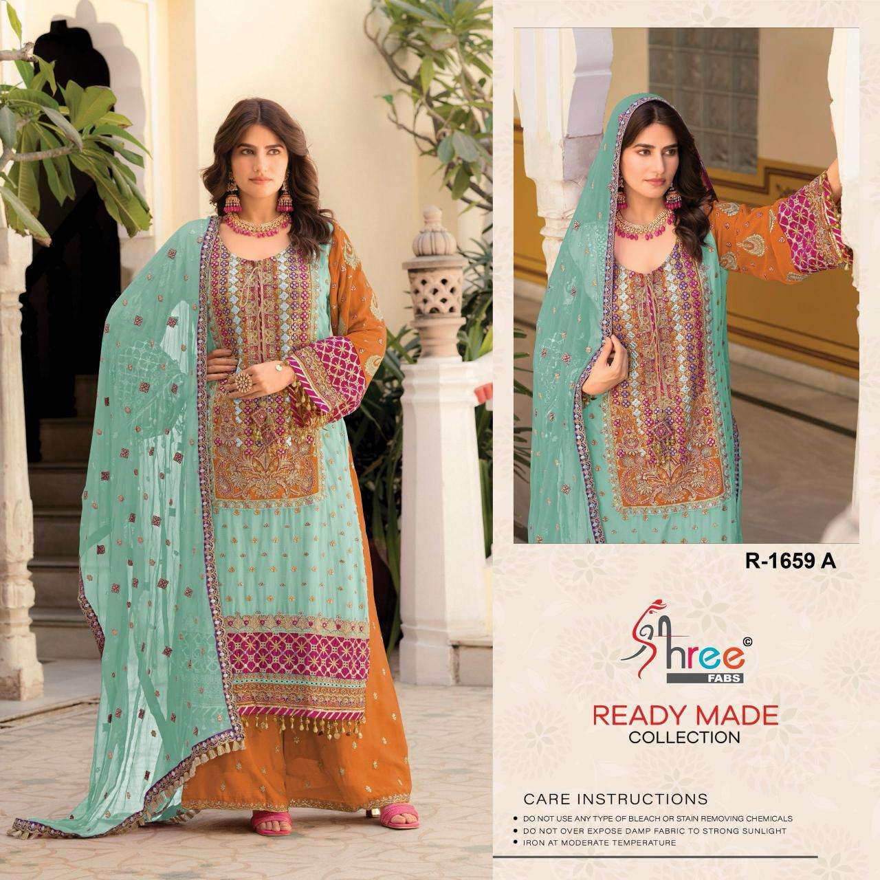 Shree Fabs R 1659 Wholesale georgette salwar kameez in Mumbai