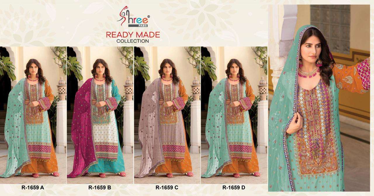 Shree Fabs R 1659 Wholesale georgette salwar kameez in Mumbai