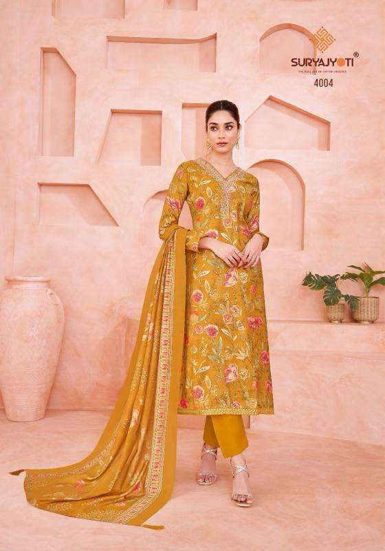 SuryaJyoti Kora Vol-04 Dress Material Wholesale
