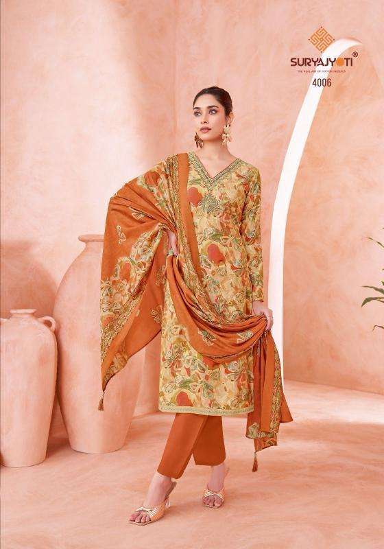 SuryaJyoti Kora Vol-04 Dress Material Wholesale