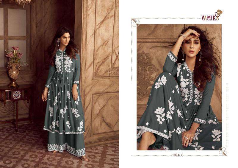 Vamika Lakhnavi Vol 4 Hit Color (D.NO.1024V To 1024Z) Kurti Wholesalers in Ahmedabad