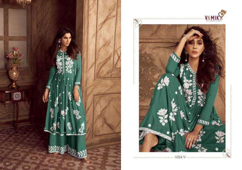 Vamika Lakhnavi Vol 4 Hit Color (D.NO.1024V To 1024Z) Kurti Wholesalers in Ahmedabad