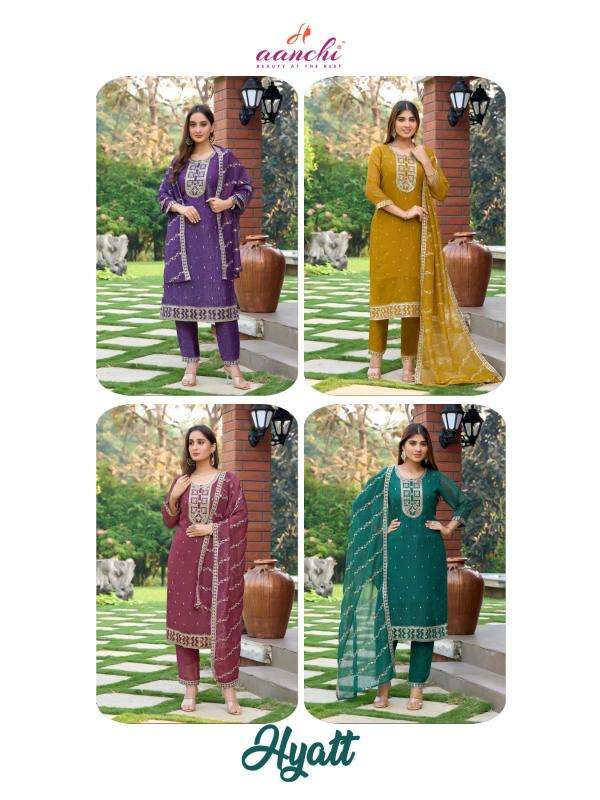 Aanchi hyatt crunchy short kurti manufacturers in surat