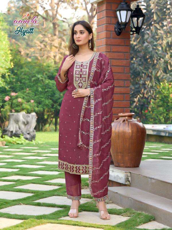 Aanchi hyatt crunchy short kurti manufacturers in surat