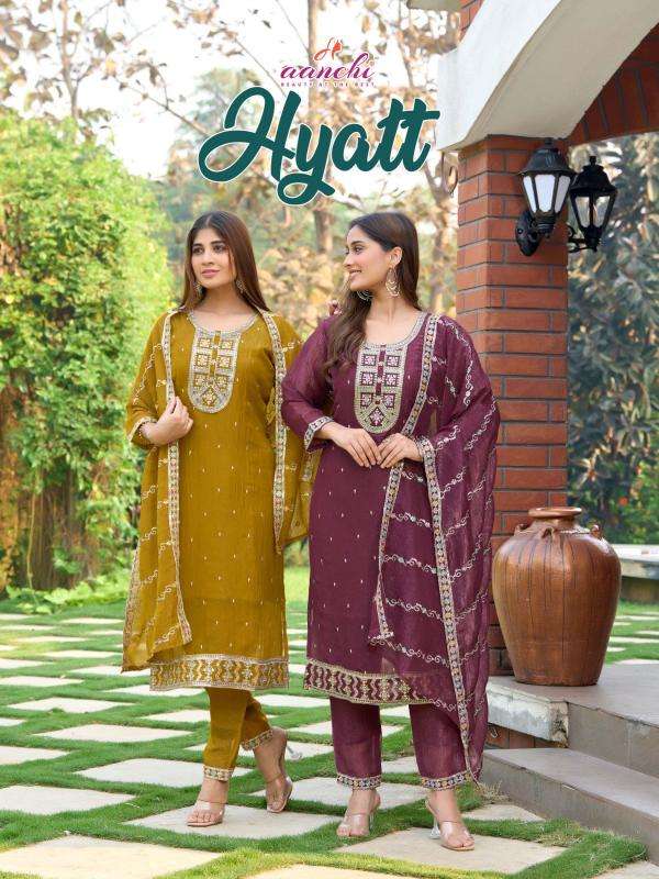 Aanchi hyatt crunchy short kurti manufacturers in surat