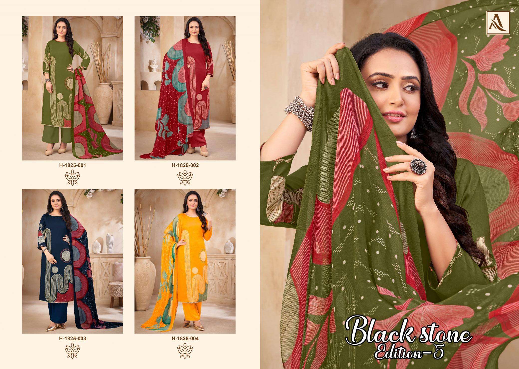 Alok Black Stone Vol 5 Online dress materials wholesale
