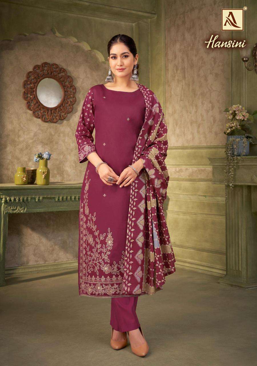 Alok Hansini Wholesale dress materials in Rajkot