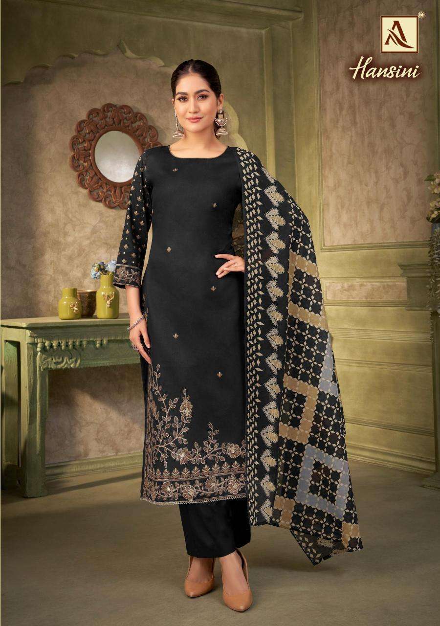 Alok Hansini Wholesale dress materials in Rajkot