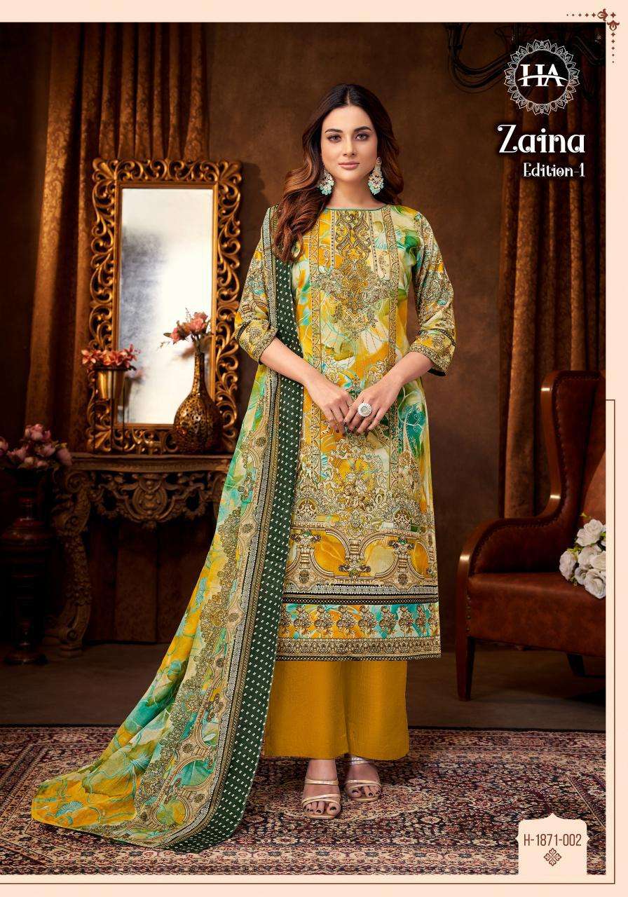 Alok Harshit Zaina wholesale dress materials online