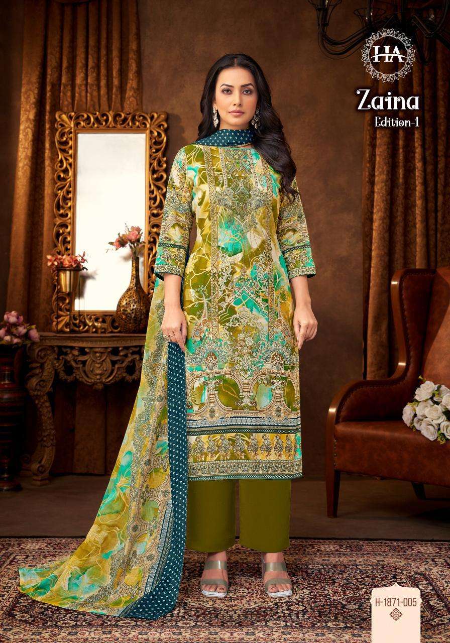 Alok Harshit Zaina wholesale dress materials online