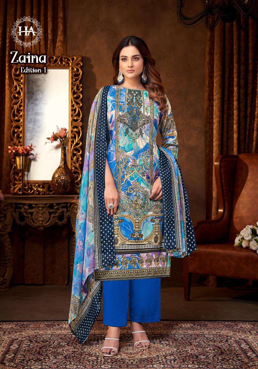 Alok Harshit Zaina wholesale dress materials online