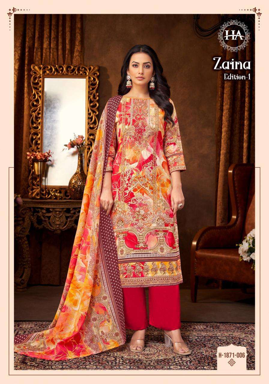 Alok Harshit Zaina wholesale dress materials online