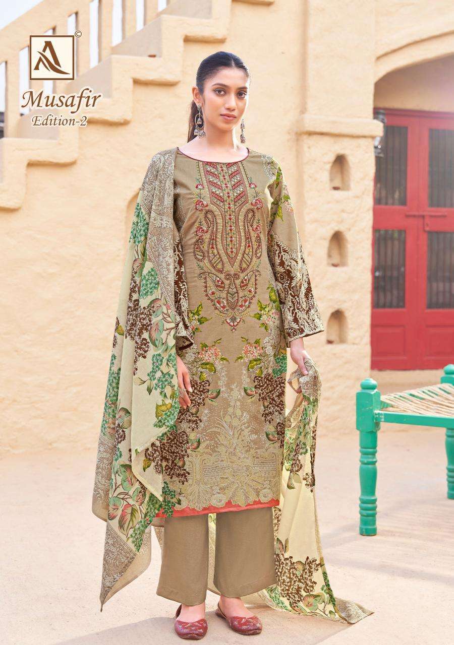 Alok Musafir Vol 2 Designer dress materials in Ahmedabad