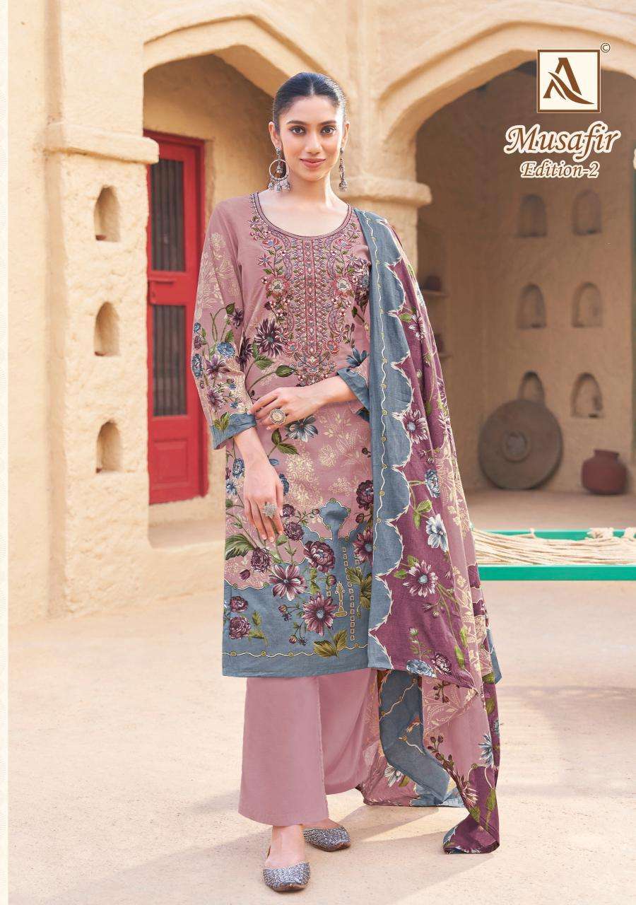 Alok Musafir Vol 2 Designer dress materials in Ahmedabad