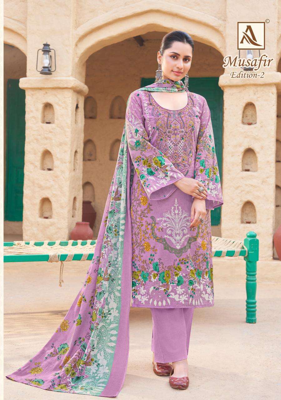 Alok Musafir Vol 2 Designer dress materials in Ahmedabad