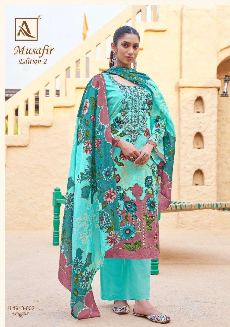 Alok Musafir Vol 2 Designer dress materials in Ahmedabad