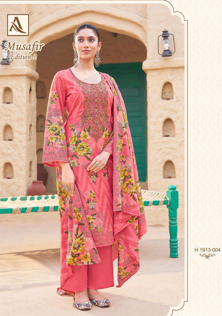 Alok Musafir Vol 2 Designer dress materials in Ahmedabad