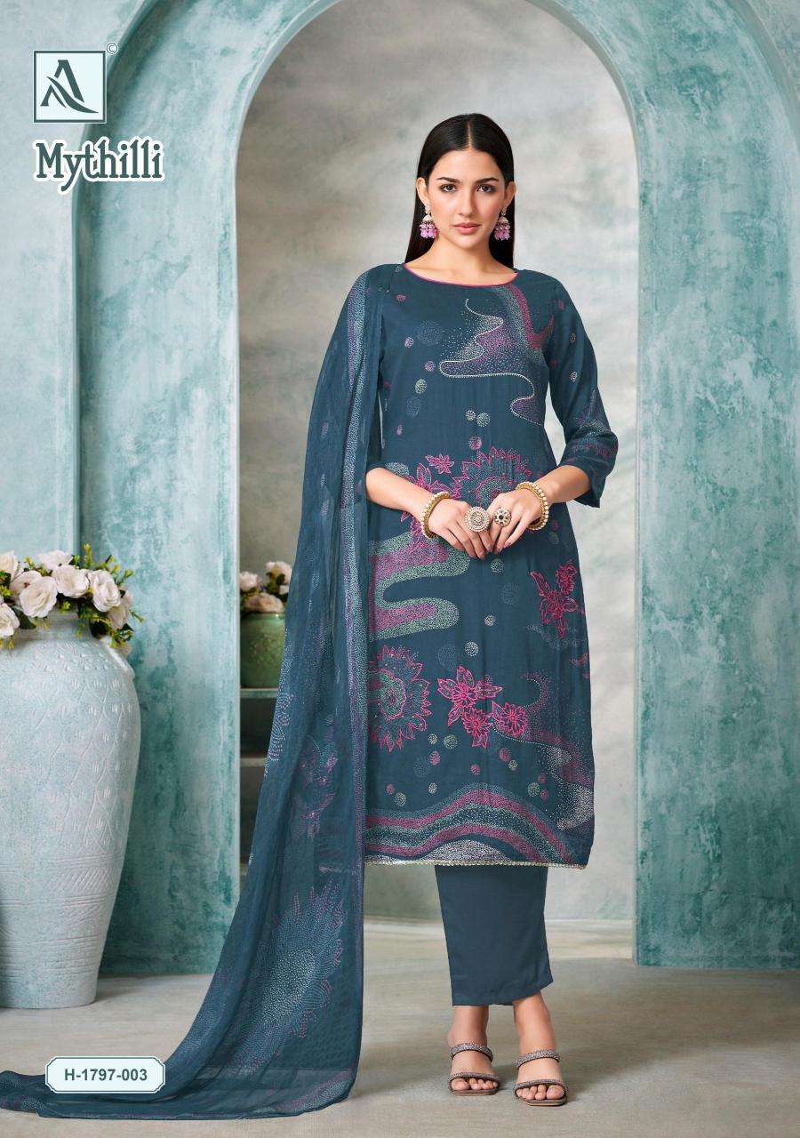 Alok Mythilli Vol 3 Cotton dress material wholesalers in Surat
