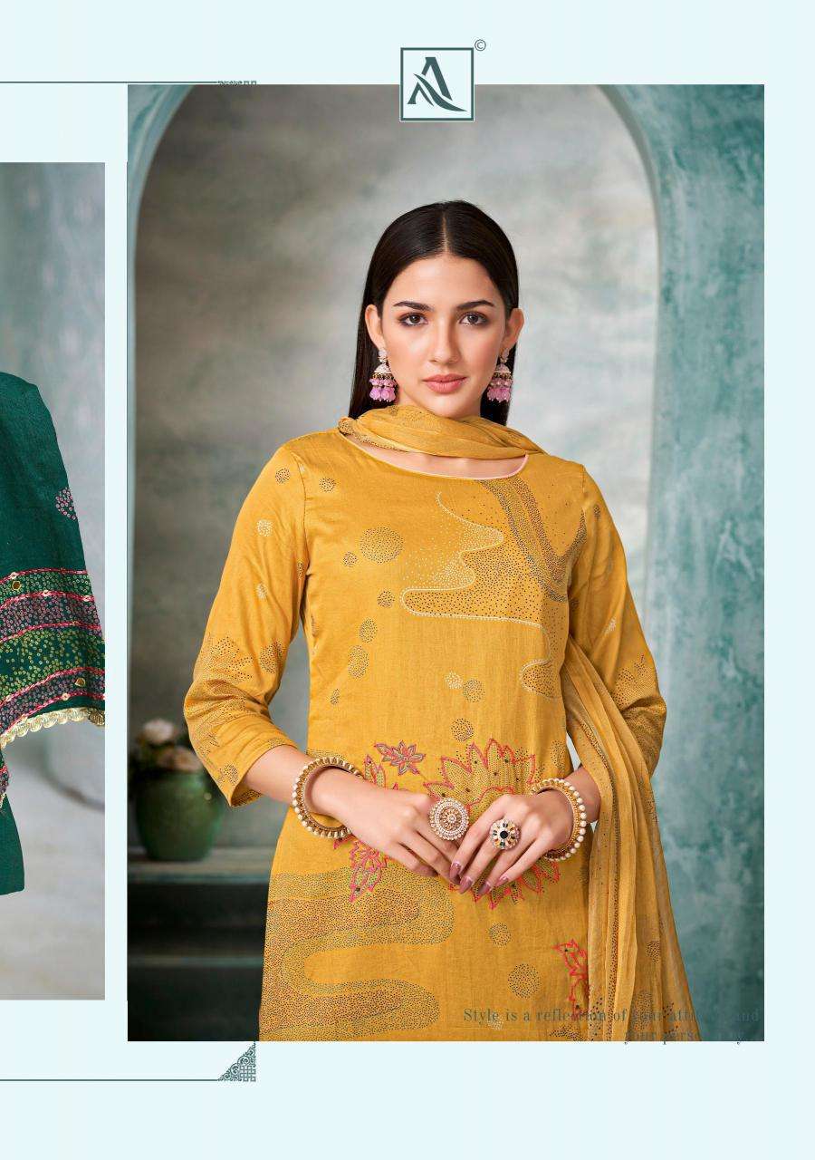 Alok Mythilli Vol 3 Cotton dress material wholesalers in Surat