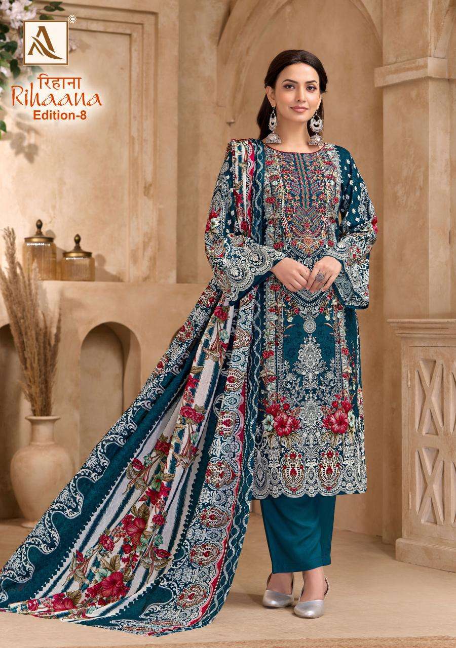 Alok Rihaana Vol 8 Designer dress materials