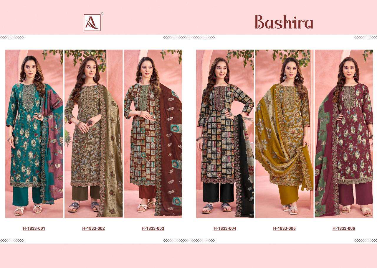 Alok suit bashira dress materials manufacturer in surat gujarat