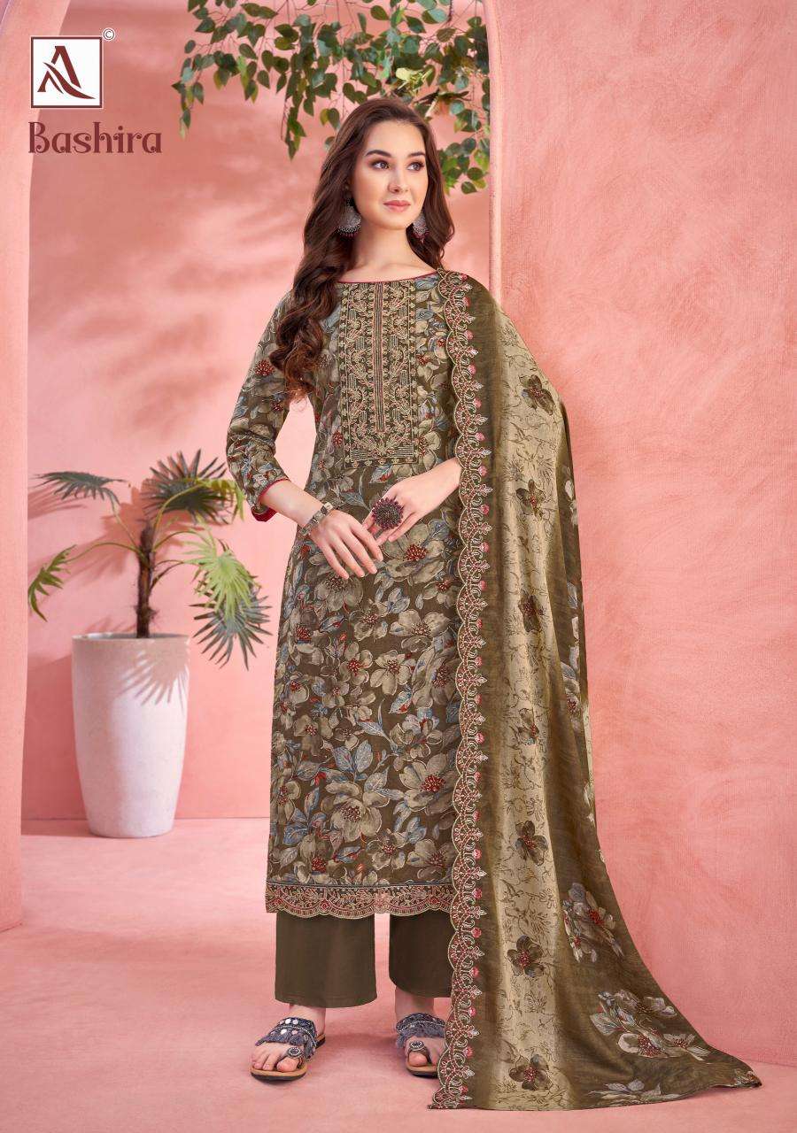 Alok suit bashira dress materials manufacturer in surat gujarat