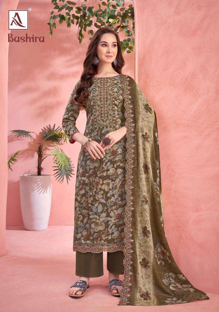 Alok suits bashira cambric Designer dress materials wholesale