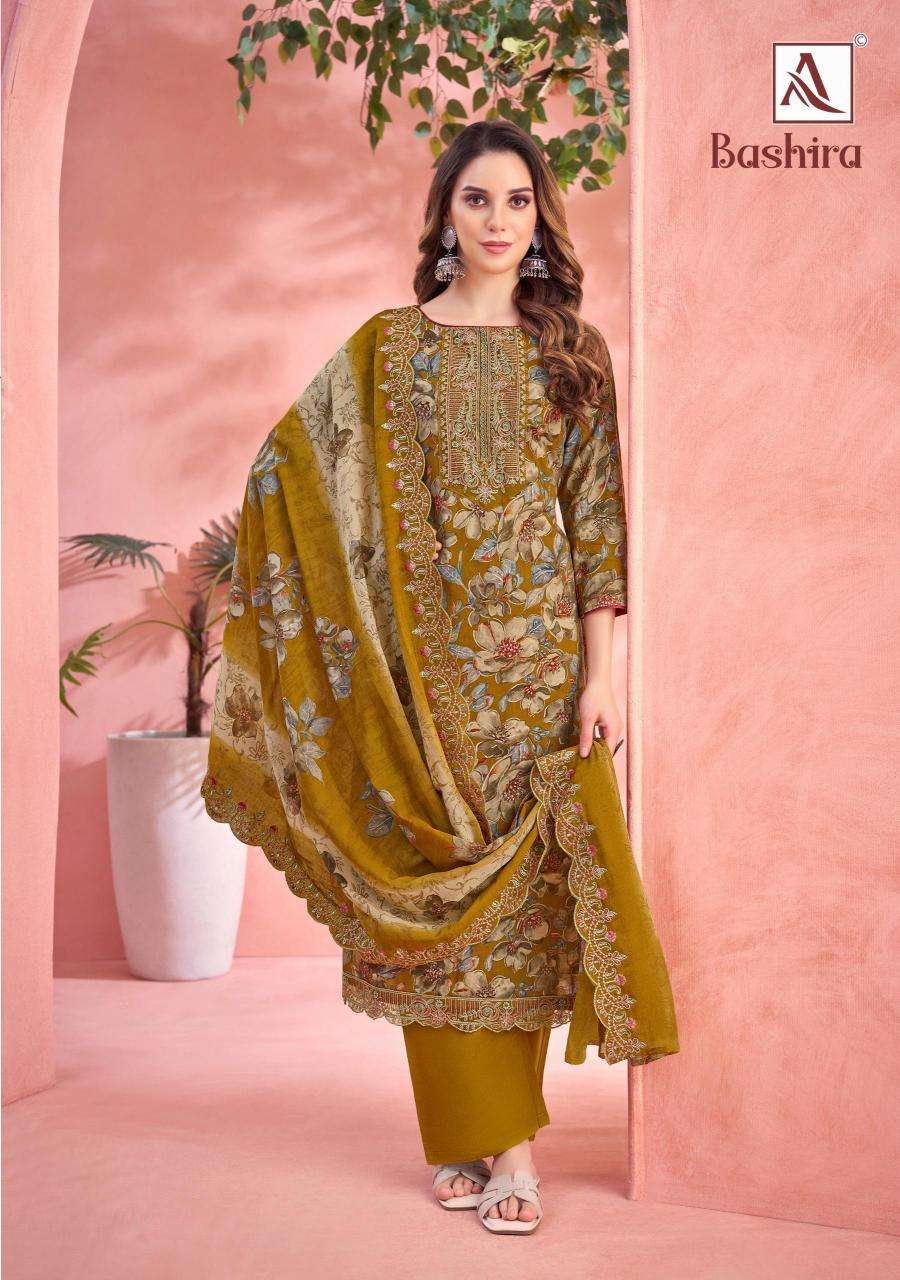Alok suits bashira cambric Designer dress materials wholesale