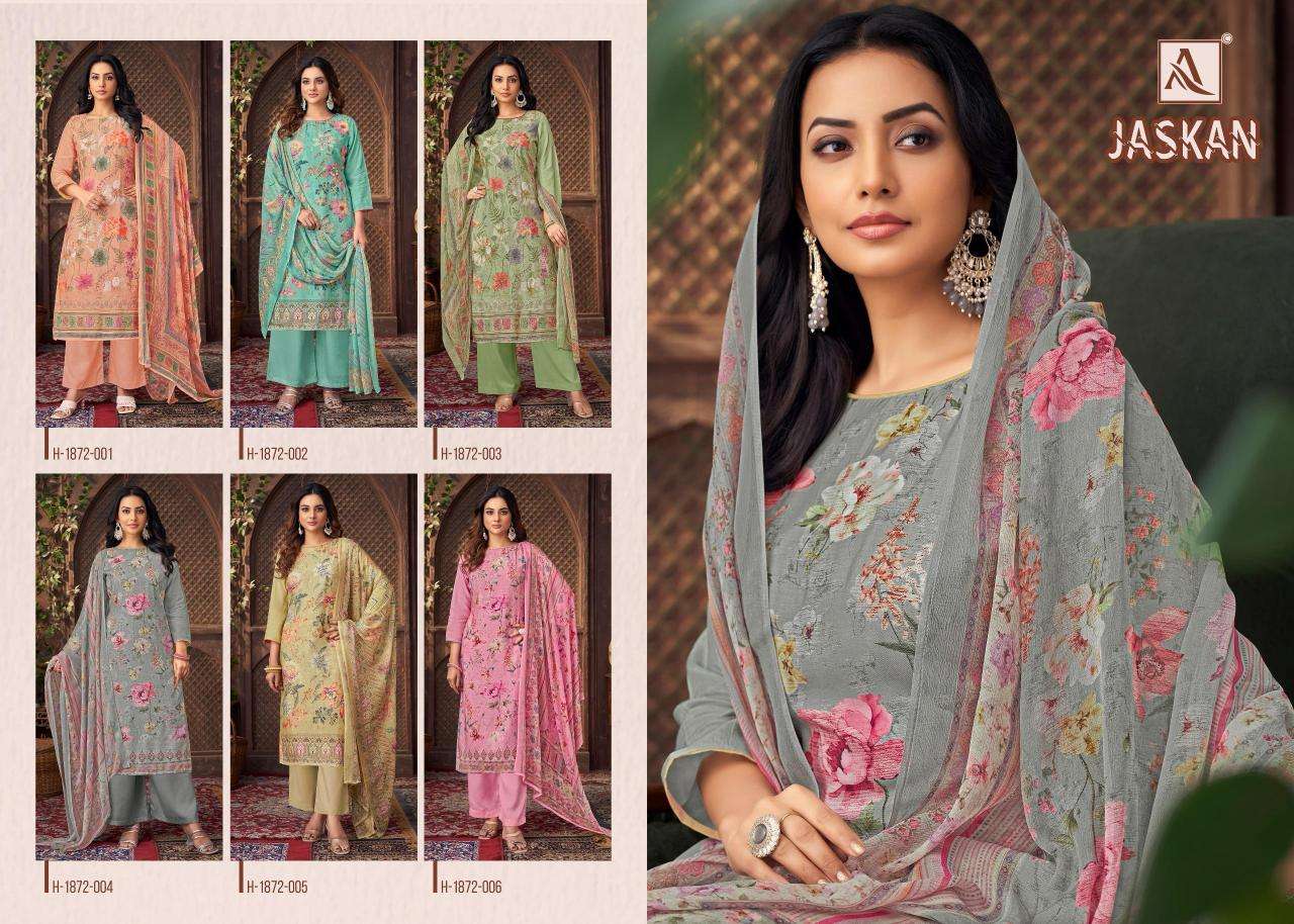 Alok suits jaskan Chanderi dress materials Kolkata