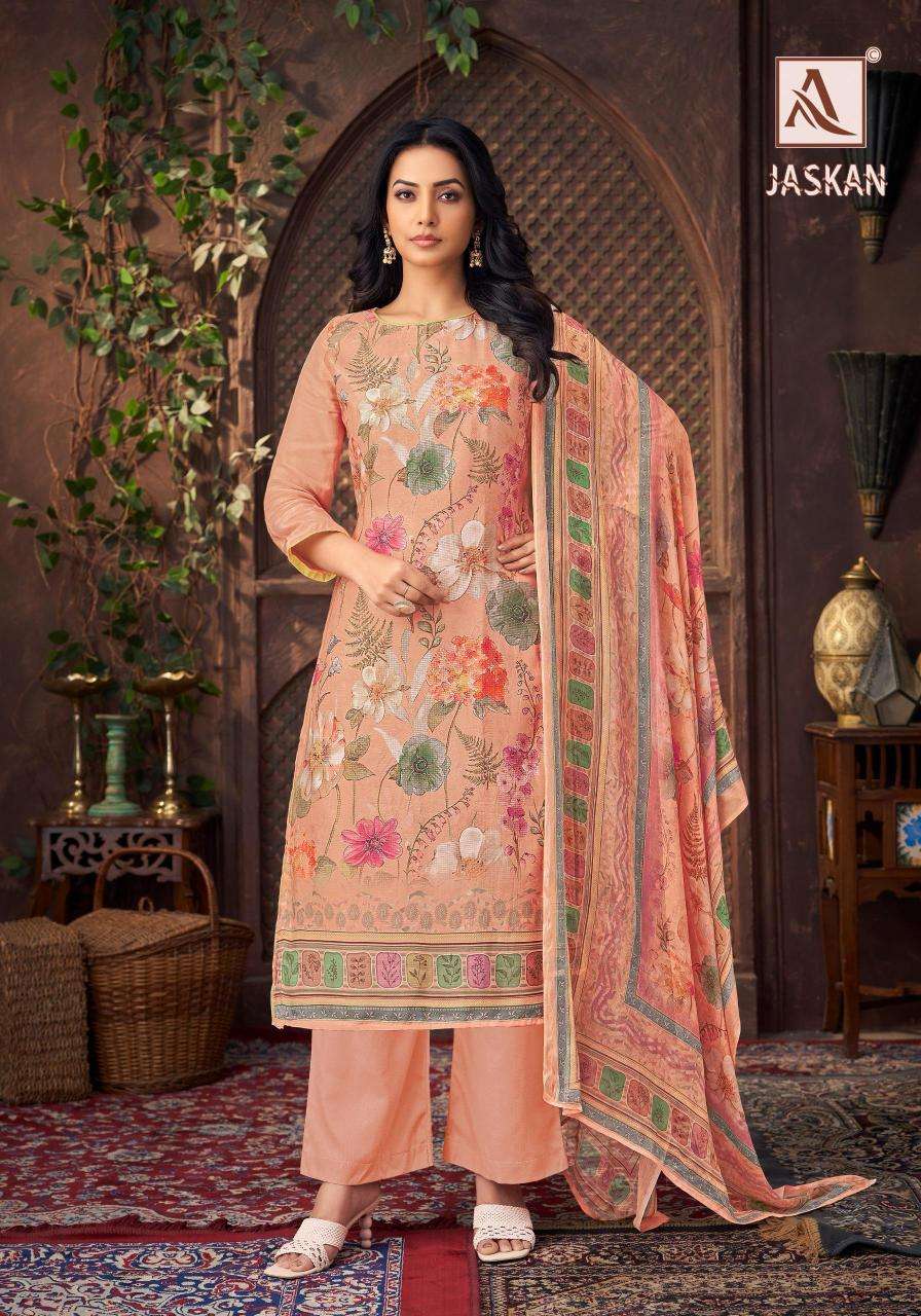 Alok suits jaskan Chanderi dress materials Kolkata