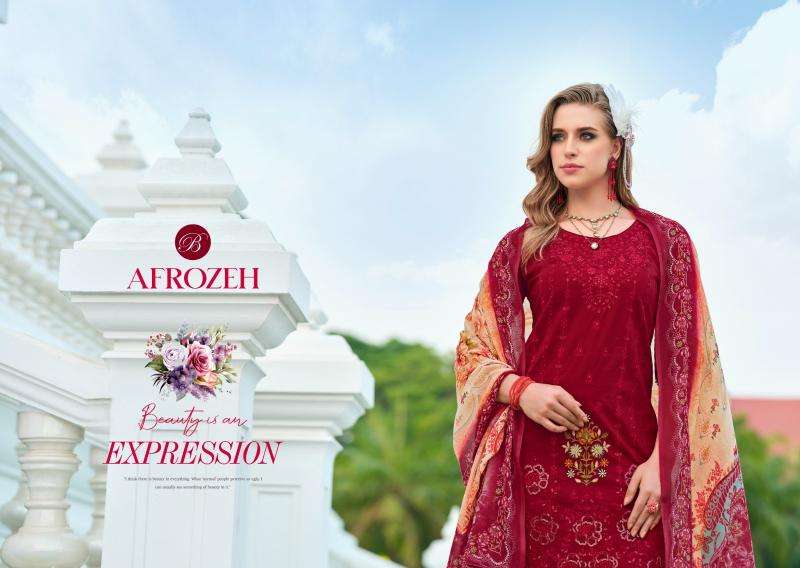 Belliza designer studio afrozeh Designer dress materials