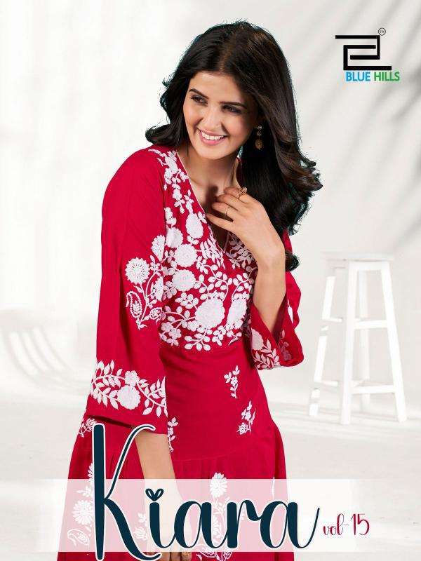 Blue hills Kiara Vol 15 kurti manufacturer in surat