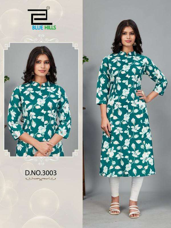 Blue hills maher vol 3 designer kurtis manufacturers in surat