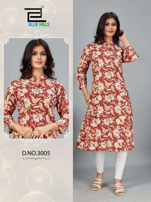 Blue hills maher vol 3 designer kurtis manufacturers in surat