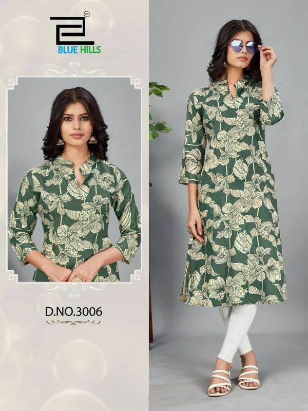 Blue hills maher vol 3 designer kurtis manufacturers in surat