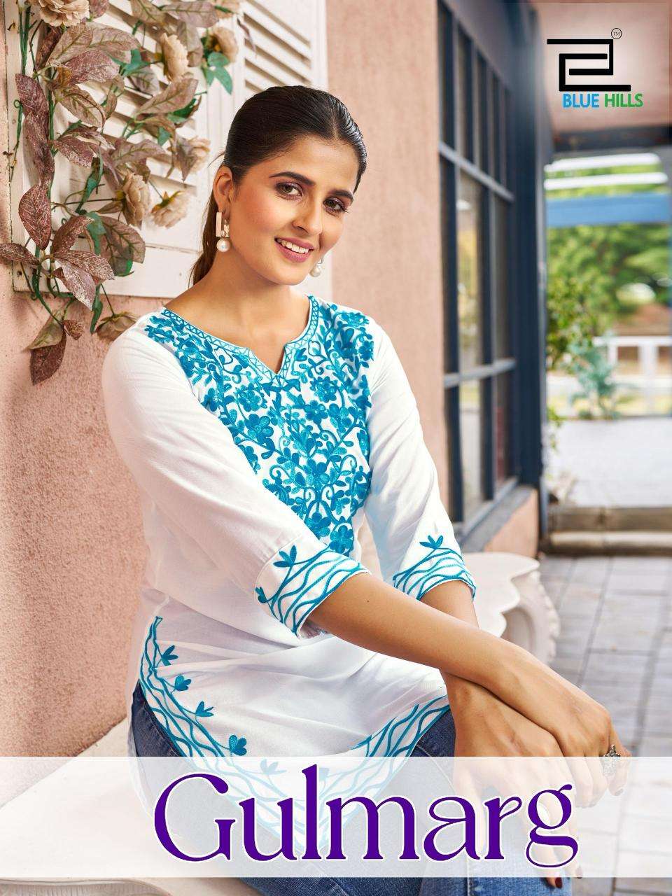 Blue Hills presents gulmarg kurti fabric manufacturer in surat
