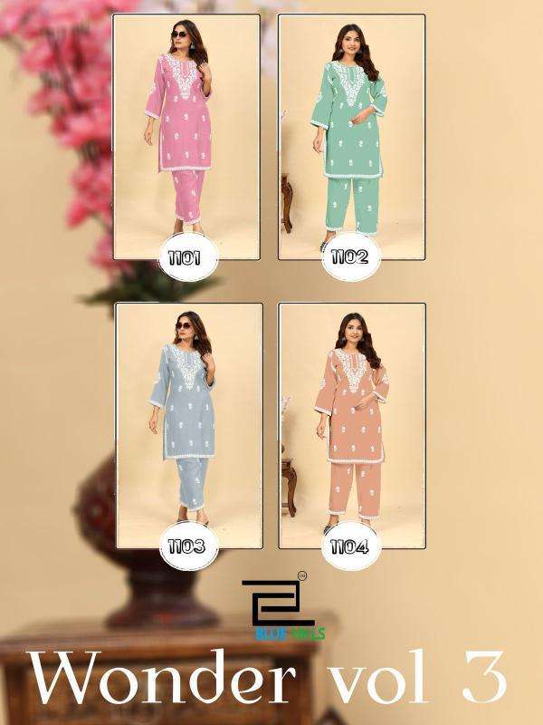 Blue Hills Wonders Vol 3 Printed Kurtis in Kolkata