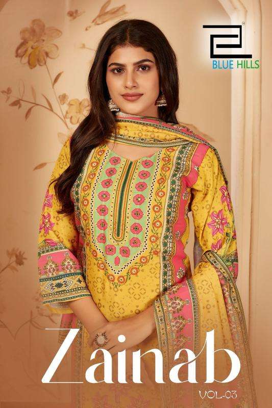 Blue hills zainab vol 3 kurti manufacturer in varachha in surat