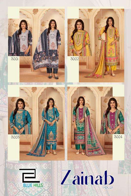 Blue hills zainab vol 3 kurti manufacturer in varachha in surat
