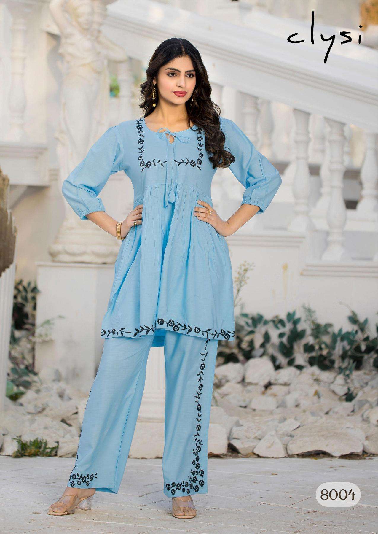 Clysi rozella coord set kurti manufacturer in surat