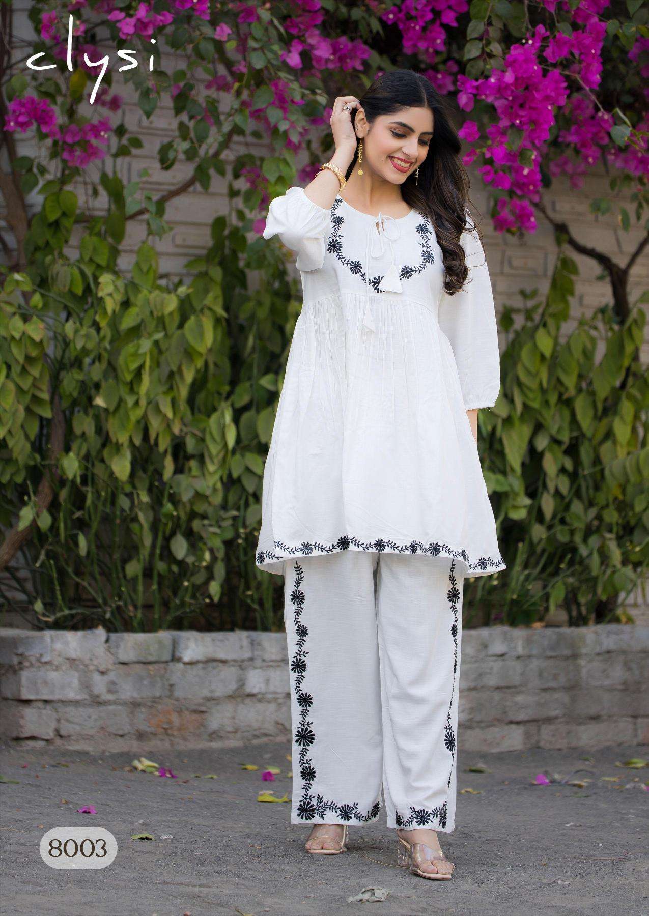 Clysi rozella coord set kurti manufacturer in surat