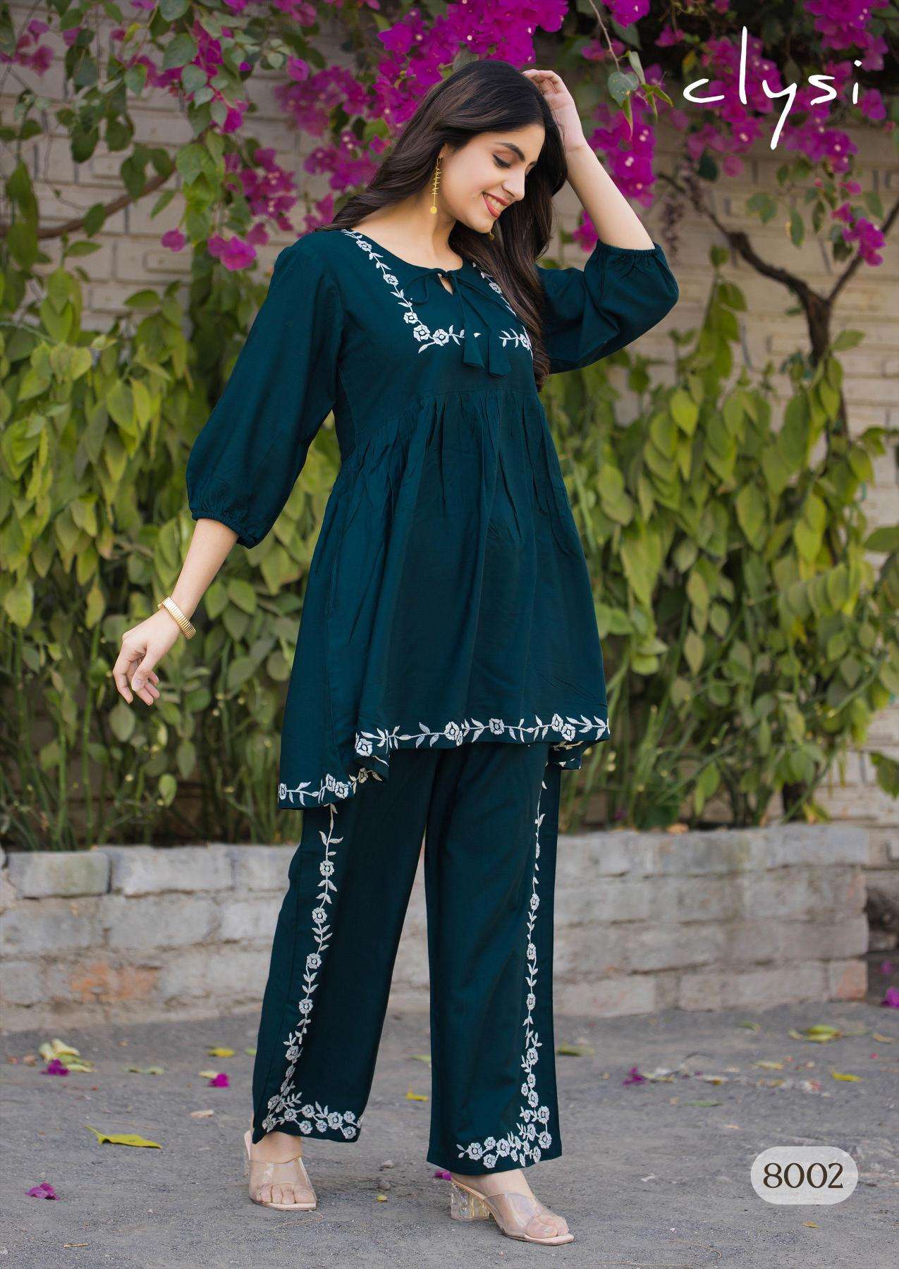 Clysi rozella coord set kurti manufacturer in surat