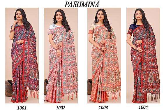 Dazira Pashmina wholesale saree from surat