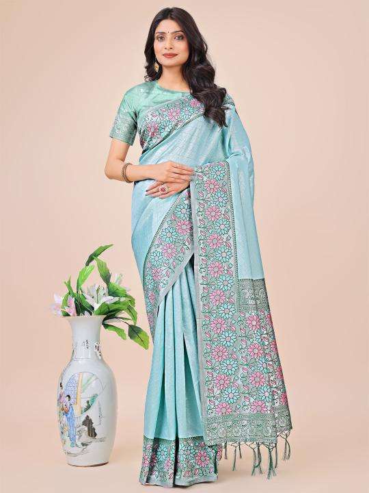 Dazira Plazzo Silk Saree wholesale price in India